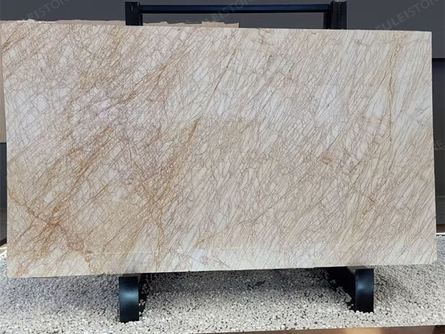 Natural Polished Golden Spider Marble Slabs