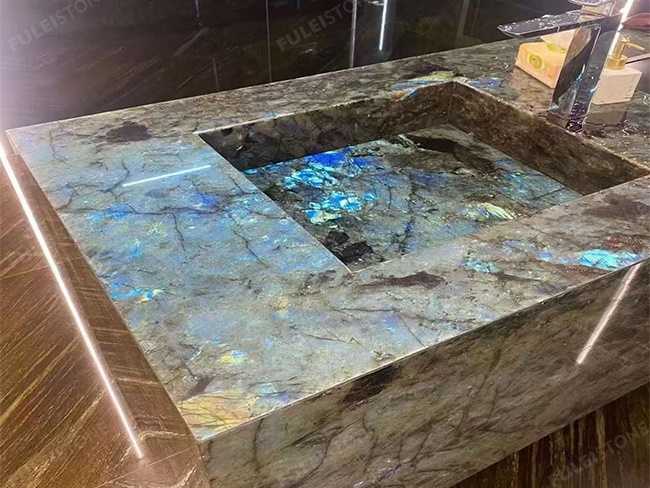 Labradorite Blue Granite island top (3)