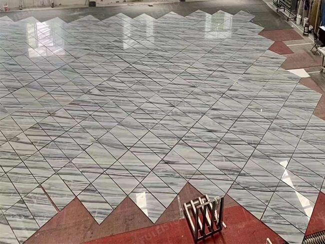 Wave Grey Marble Tiles