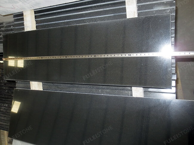 polished mongolia black granite skirting tiles (2)