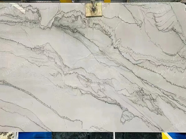 Brazil Opus White Quartzite Slabs