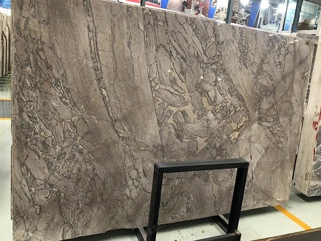 Natural Polished Versace Grey Marble Slabs