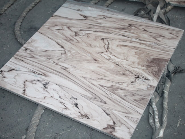  Italian Palissandro Bronzetto Marble Composite Tile with Granite