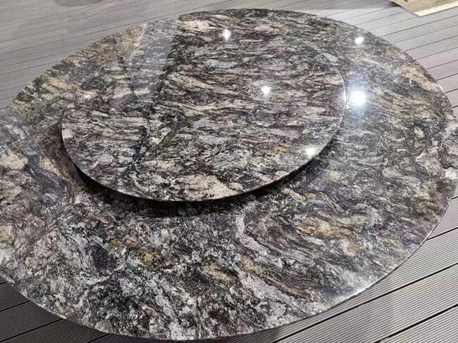 Silver Asterix Granite Table Tops