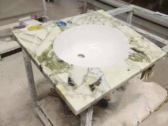 Ice Jade Marble Vanity Tops