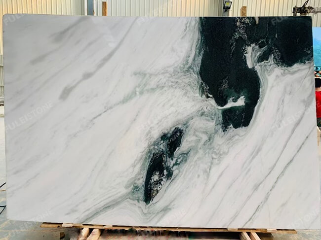 polished bianco laser macchia vecchia marble slabs (6)