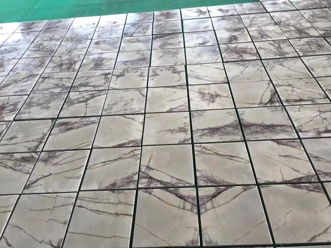 Turkish Milas Lilac White Marble Tiles