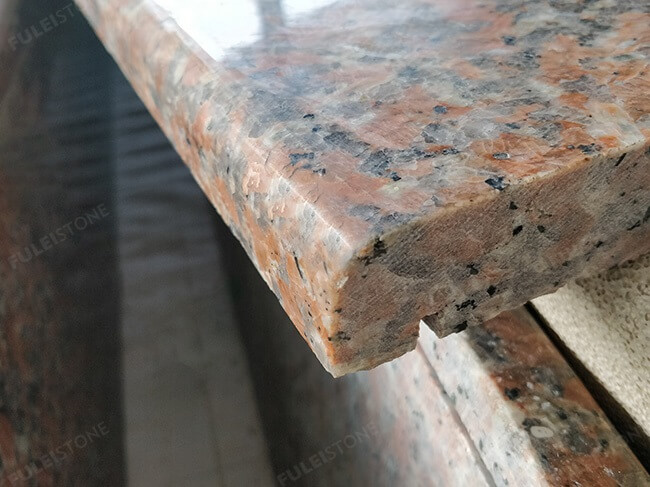 edges polishing of polished g562 maple red granite windowsill (1)