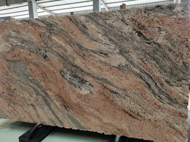 Reddish Brown Granite Slab