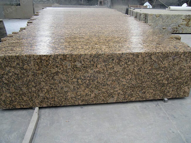 polished giallo fiorito granite kitchen countertops (1)