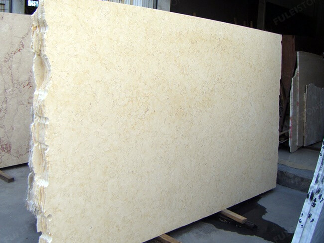 polished sunny beige marble slabs (3)