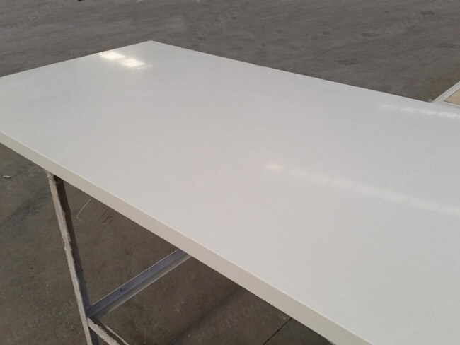 Artificial Pure White Quartz Stone Countertops &#038; Worktops