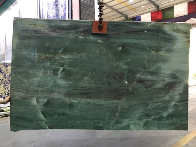 Luxury Emerald Green Quartzite Slabs for Wholesale