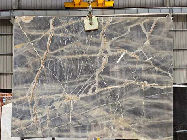 Brown Vein Marble Slab