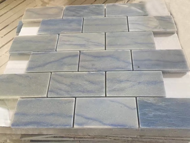 Brazilian Azul Macabus Quartzite Tiles