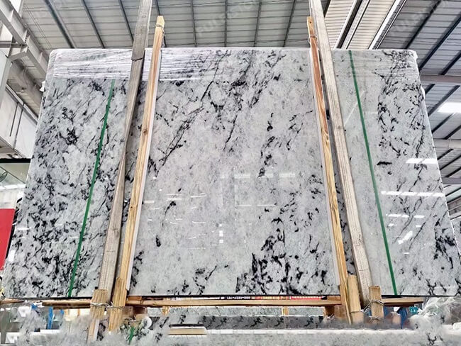 Good Price Polished Greyish White Onyx Slabs