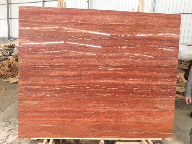 Red Travertine for Wall Cladding & Floors