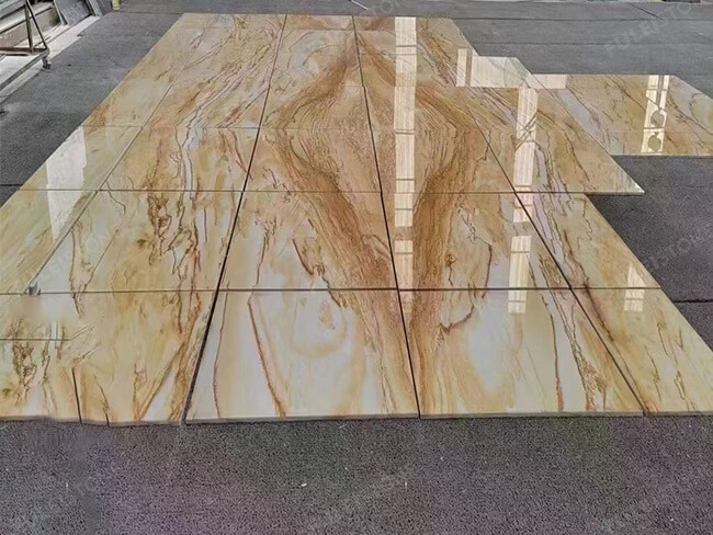 London Gold Marble Tiles