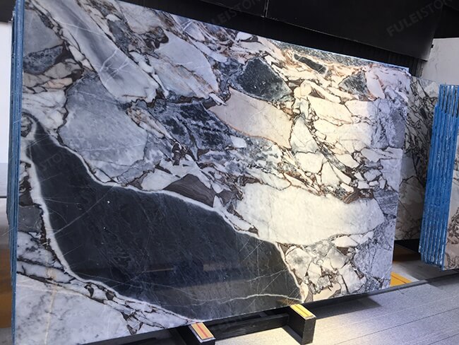 Good Price Polished Dark Galaxy Blue Marble Slabs