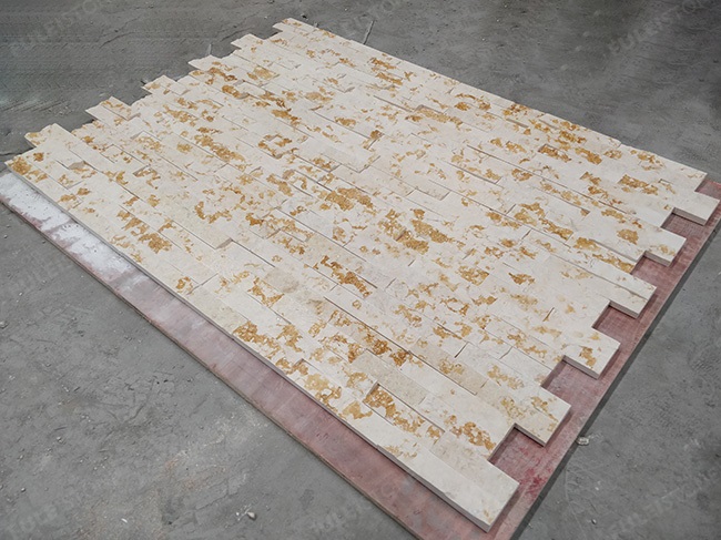 sunny beige marble culture stone tiles (1)