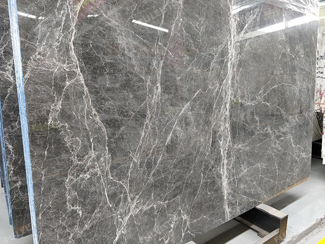 High Quality Polished Grey Emperador Marble Slabs