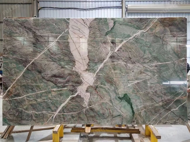 Luxury Fantastic Green Granite Slab For Interior