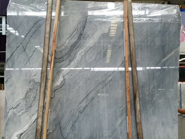 polished bruce grey marble slabs (2)