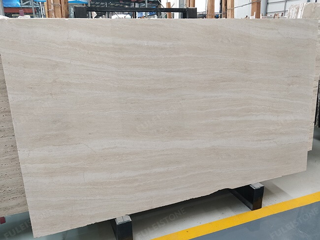 High Quality Polished Supreme White Travertine Slabs