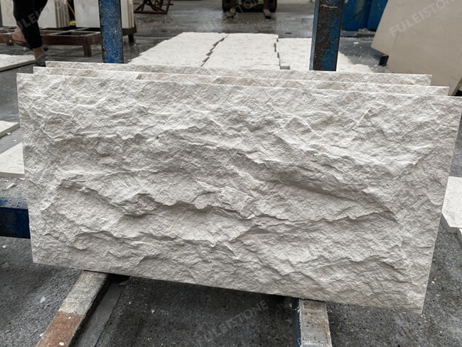 Natural Split Face White Limestone Tiles for wall