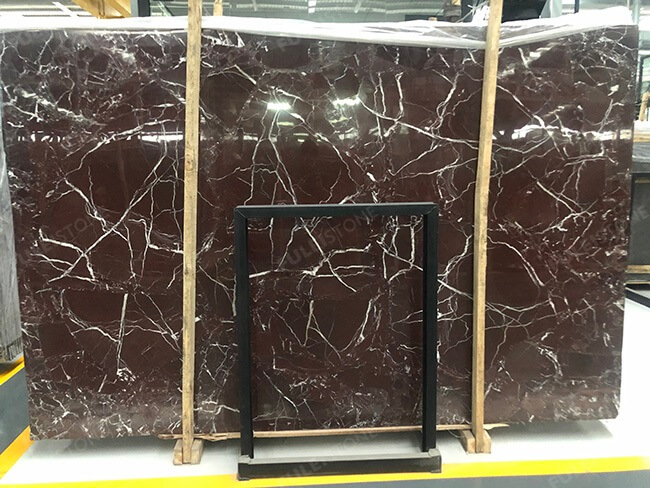 Good Quality Polished Rosso Levanto Marble Slabs (Big Grain)