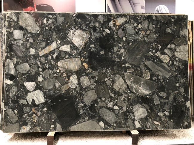 Luxury Great Hardness Black Marinace Granite Slab