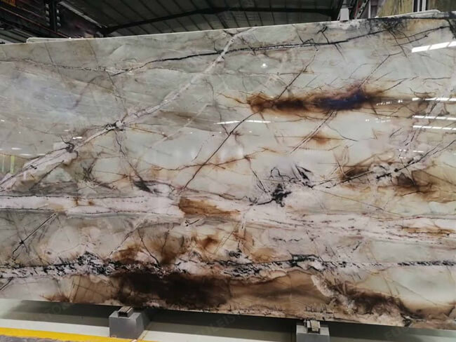 Natural Polished Tiffany Quartzite Slab