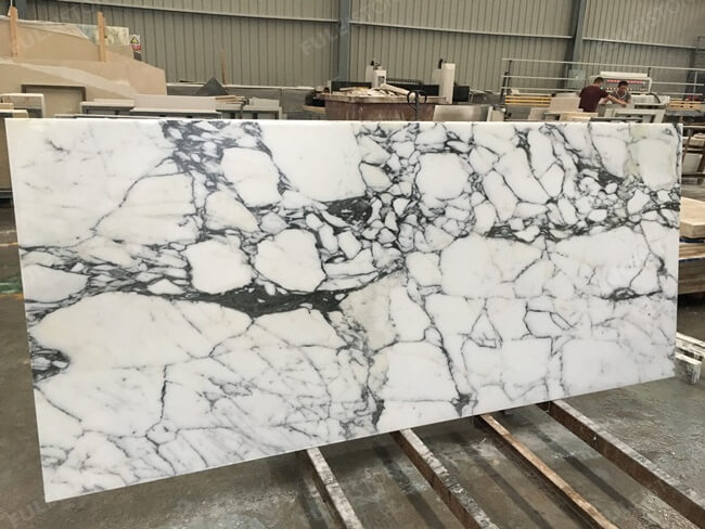 Customized White Arabescato Marble Tiles