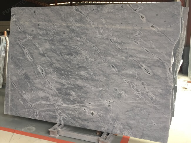 Polished and Honed Atlantic Grey Granite Slabs