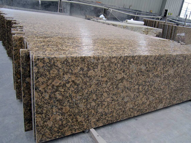 polished giallo fiorito granite kitchen countertops (7)