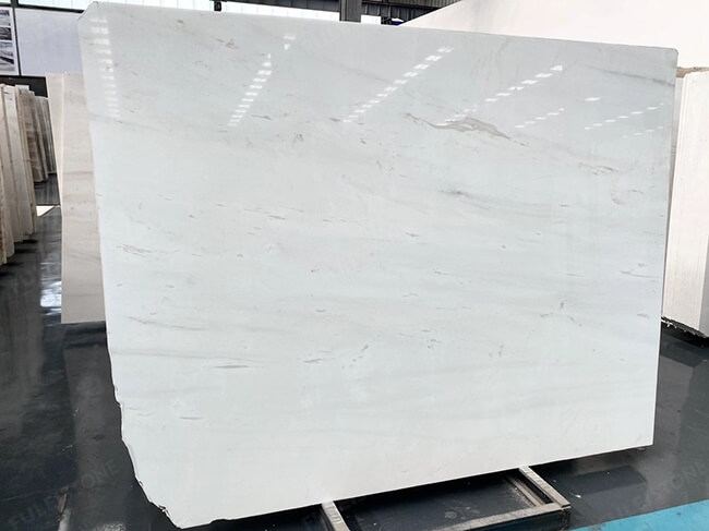 polished new ariston white marble slabs (2)