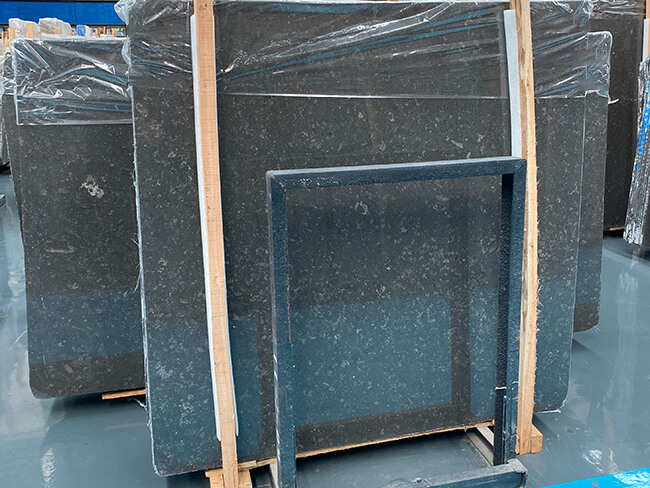 polished french black marble slabs (1)