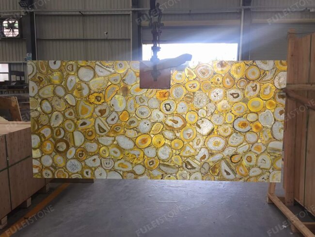 Yellow Agate Slab