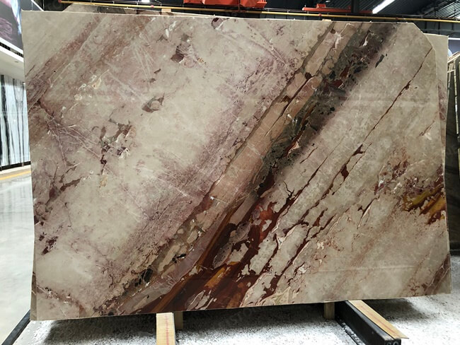 Brazilian Natural Maple Quartzite Slab for Indoor Decoration