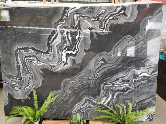 natural polishedfantasty galaxy marble slab (6)