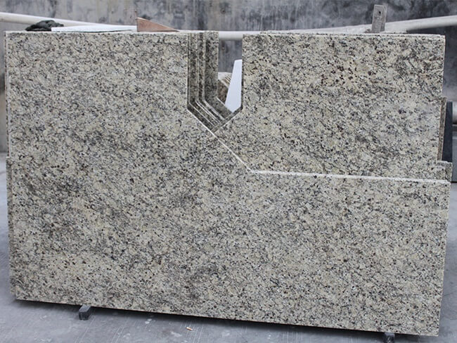 Prefab Santa Cecilia Light Granite Kitchen Countertops