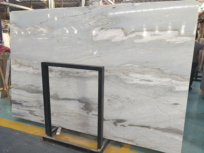 Hot Sale Polished Cloud Green Marble Slabs