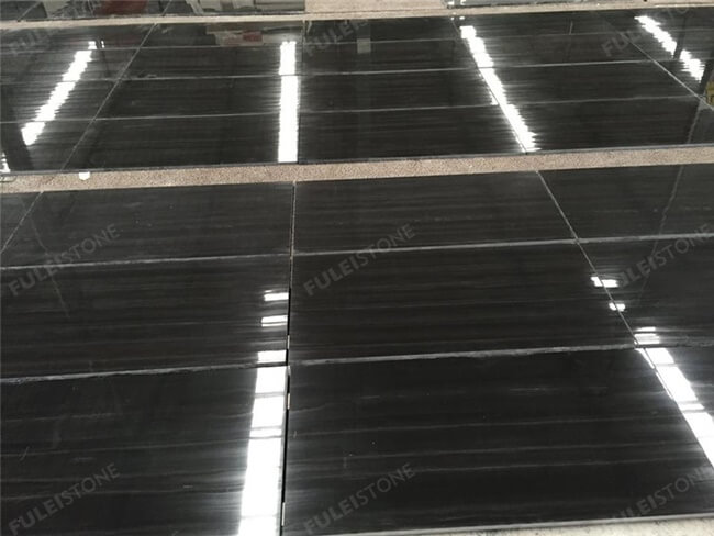 Black Sandalwood Marble Tiles for Interior Decoration