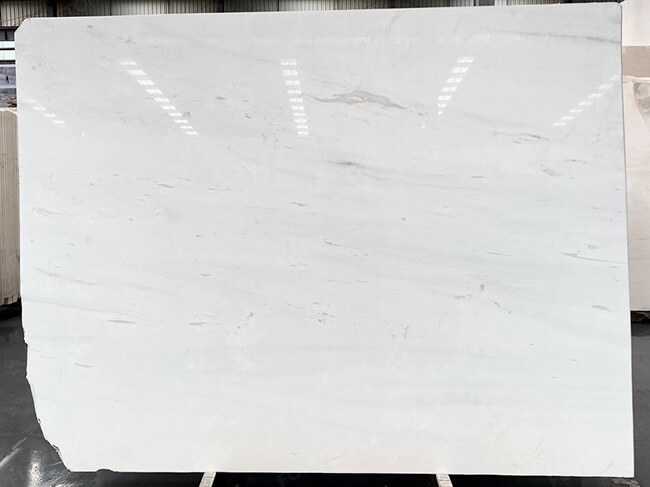 polished new ariston white marble slabs (3)