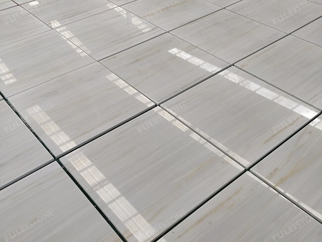 Customized Polished White Onyx Flooring Tiles