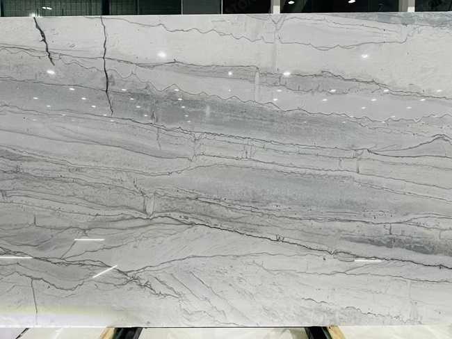 Elegant Grey Quartzite Slabs