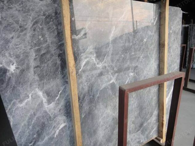 polished silver mink marble slabs (7)