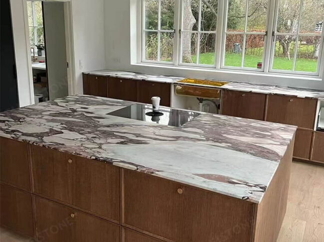 calacatta breccia fantastico arni red viola marble kitchen countertop (7)