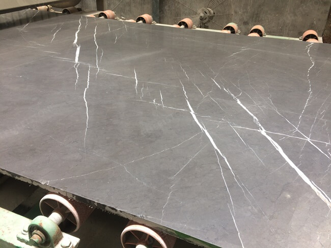 Honed Pietra Grey Marble Slabs (4)