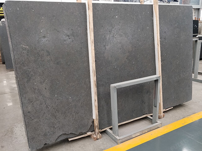 brushed black sea limestone slabs (2)